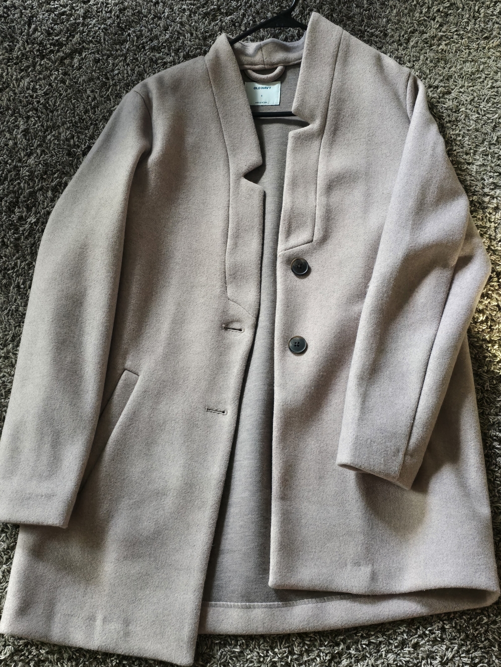 Old Navy Taupe Women's Pea Coat